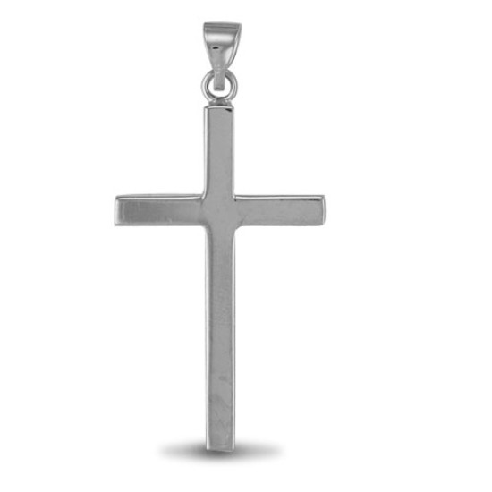 APX011 | JN Jewellery 925 Silver Solid Stamped Cross