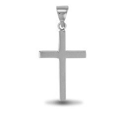 APX013 | JN Jewellery 925 Silver Solid Stamped Cross