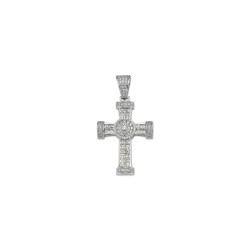 APX018 | 925 Silver CZ Set Cross
