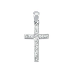 APX020 | 925 Silver Engraved Cross