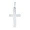 APX029 | JN Jewellery 925 Silver Stamped Natural Diamond Cut Cross