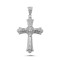 APX039 | 925 Silver Large CZ Brilliant Cut Crucifix