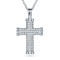 APX053 | 925 Silver CZ Set Cross