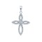 APX054 | 925 Silver CZ Set Cross