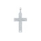 APX060 | 925 Silver CZ Set Cross