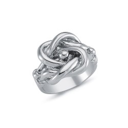 ARN086-T | 925 Silver Knot Ring