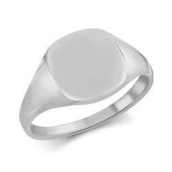 ARN119 | JN Jewellery 925 Silver Cushion Shape Signet Ring