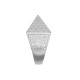 ARN132B | JN Jewellery 925 Silver Pyramid Ring