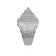 ARN132C | JN Jewellery 925 Silver Pyramid Ring