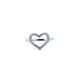 ARN173 | 925 Silver Rhodium CZ Set Heart Ring