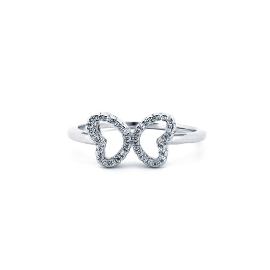 ARN174 | 925 Silver Rhodium CZ Set Dress Ring