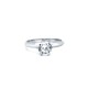 ARN181 | 925 Silver Rhodium CZ Set Solitaire Ring