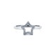 ARN185 | 925 Silver Rhodium CZ Set Dress Ring