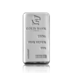 999 Fine Silver 250g Cast Bar