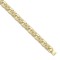 JBB282-24 | 9ct Gold Cast Engraved & Polished Heavy Anchor Chain