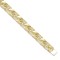 JBB283-22 | 9ct Gold Cast Engraved & Polished Heavy Anchor Chain