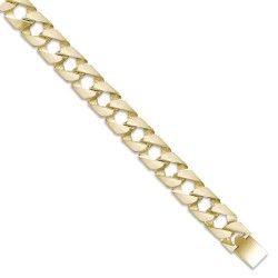 JBB299-20 | 9ct Gold Heavy Polished Cast Curb Chain