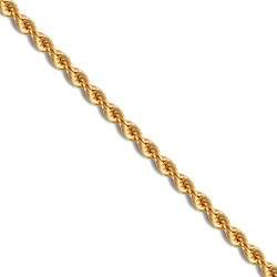 JBB325 | 9ct Yellow Gold Solid Rope Bracelet