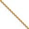 JBB325-20 | 9ct Yellow Gold 4mm Gauge Hollow Diamond Cut Rope