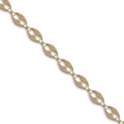 JBB329-16 | 9ct Yellow Gold Solid Cast Fancy Chain