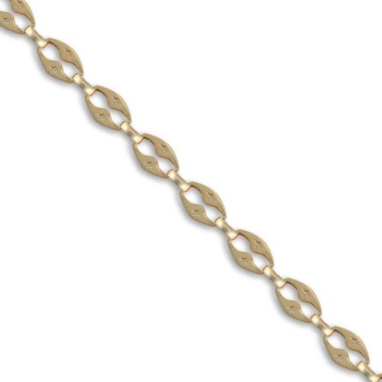JBB329-16 | 9ct Yellow Gold Solid Cast Fancy Chain