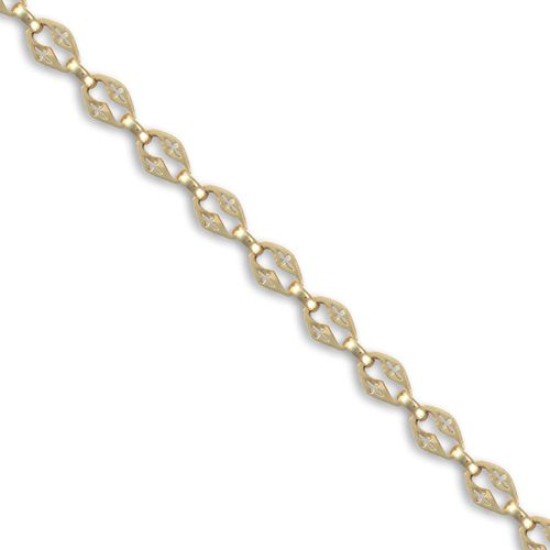 JBB330-18 | 9ct Yellow Gold Solid Cast Fancy Chain