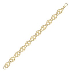 JBB331-16 | 9ct Yellow Gold Solid Cast Fancy Marine Link Chain