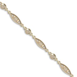JBB332-16 | 9ct Yellow Gold Cast Solid Fancy Boat Shape Chain