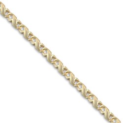 JBB333-16 | 9ct Yellow Gold Solid Cast Infiniti Chain