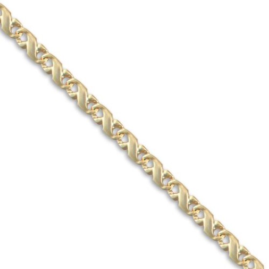 JBB333-20 | 9ct Yellow Gold Solid Cast Infiniti Chain