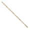 JBB364-7.5 | 9ct Yellow Solid Cable and Spindle Necklace| Bracelet
