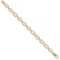 JBB368A-16 | 9ct Yellow Solid Rectangular Link Chain Chain