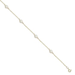 JBB452-18 | 9ct Yellow Gold 6mm Akoya Cultured Pearls by the Inch 