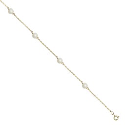 JBB452-18 | 9ct Yellow Gold 6mm Akoya Cultured Pearls by the Inch 