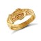 JBR004 | 9ct Yellow Gold Baby Buckle Ring