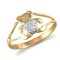JBR030 | 9ct Yellow Gold Cubic Zirconia Children's Ring