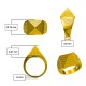 JBR035 | 9ct Yellow Gold Child's Pyramid Ring