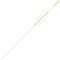JCN001V-16 | JN Jewellery 9ct Yellow Gold Round Belcher 1.7mm Gauge Pendant Chain