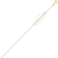 JCN001W-24 | JN Jewellery 9ct Yellow Gold Round Belcher 1.95mm Gauge Pendant Chain
