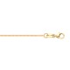 JCN002L-EX | 9ct Yellow Gold Rolo 1.1mm Chain 16-18 Inch Extender