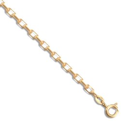 JCN003C-18 | 9ct Yellow Gold Italian Diamond Cut Belcher 3.2mm Gauge Pendant Chain