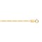 JCN004B-24 | 9ct Yellow Gold Diamond Cut Figaro 2.3mm Chain