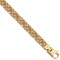 JCN014A-8.5 | 9ct Yellow Gold 6.2mm Flat Byzantine Bracelet