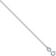 JCN029C-18 | 9ct White Gold Diamond Cut Trace 1.0mm Chain