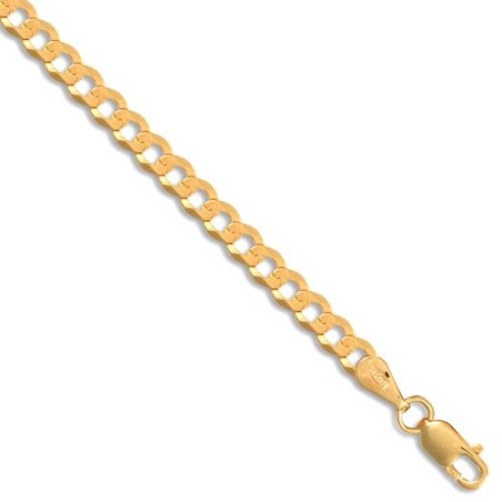 JCN037A-18 | 9ct Yellow Gold Flat Curb 3.6mm Gauge Chain