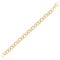 JCN079B-24 | 9ct Yellow Gold CZ set and Patterened Belcher 11mm Gauge Chain