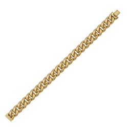 JCN092A-9 | JN Jewellery 9ct Yellow Gold Cuban Bracelet 12mm Gauge