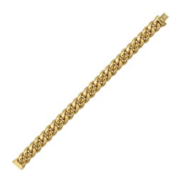 JCN092B-9 | JN Jewellery 9ct Yellow Gold Cuban Bracelet 12mm Gauge