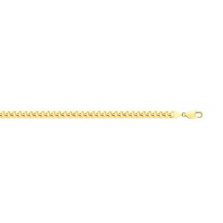JCN113A-7.5 | 9ct Yellow Gold 4.0mm Cuban Link Bracelet
