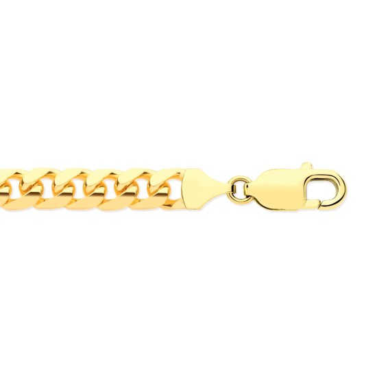 JCN113B-7.5 | 9ct Yellow Gold 5.6mm Cuban Link Bracelet